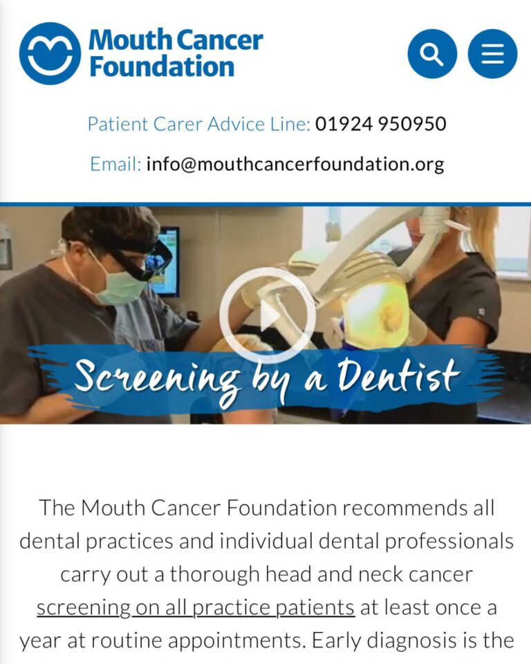 Instagram post from mouthcancer. This post is in position 1.