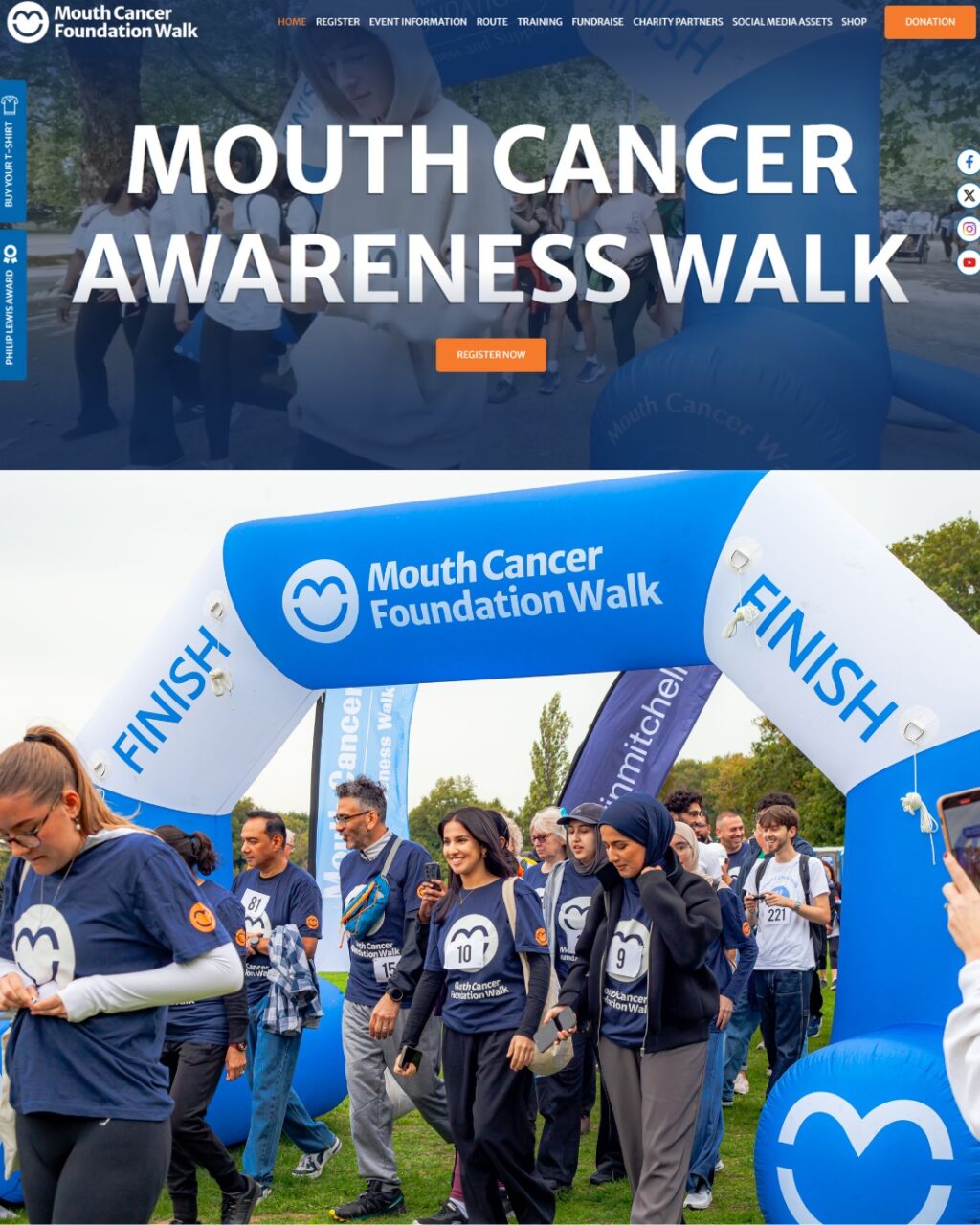 Instagram post from mouthcancer. This post is in position 0.