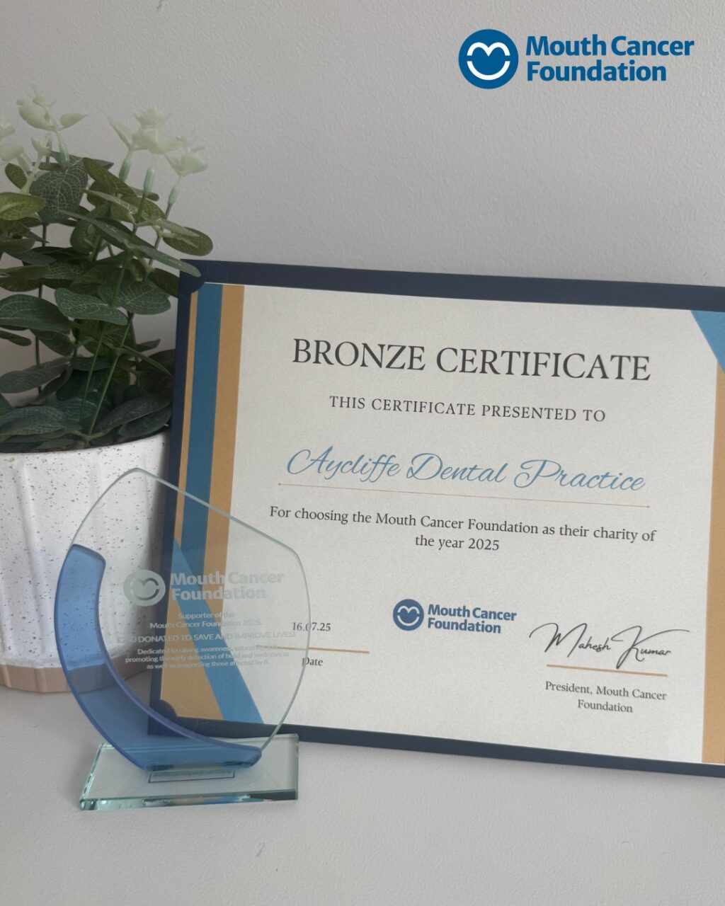 Instagram post from mouthcancer. This post is in position 0.