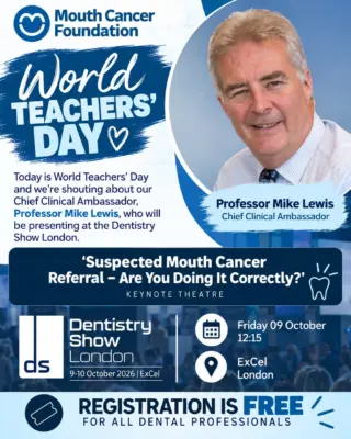 Instagram post from mouthcancer. This post is in position 1.