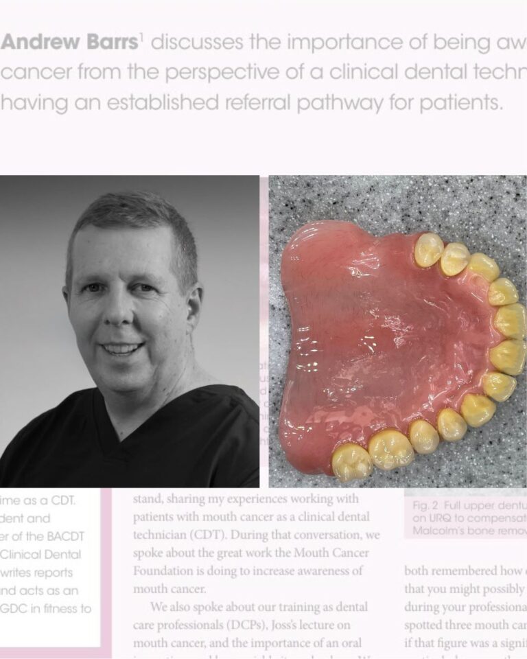 Instagram post from mouthcancer. This post is in position 1.
